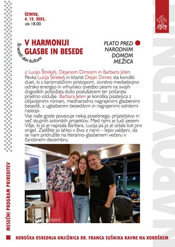 V harmoniji glasbe in besede